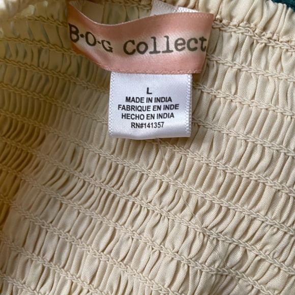 B.O.G Collective Crochet Cropped Triangle Halter Top Size Large NWT - Picture 4 of 8